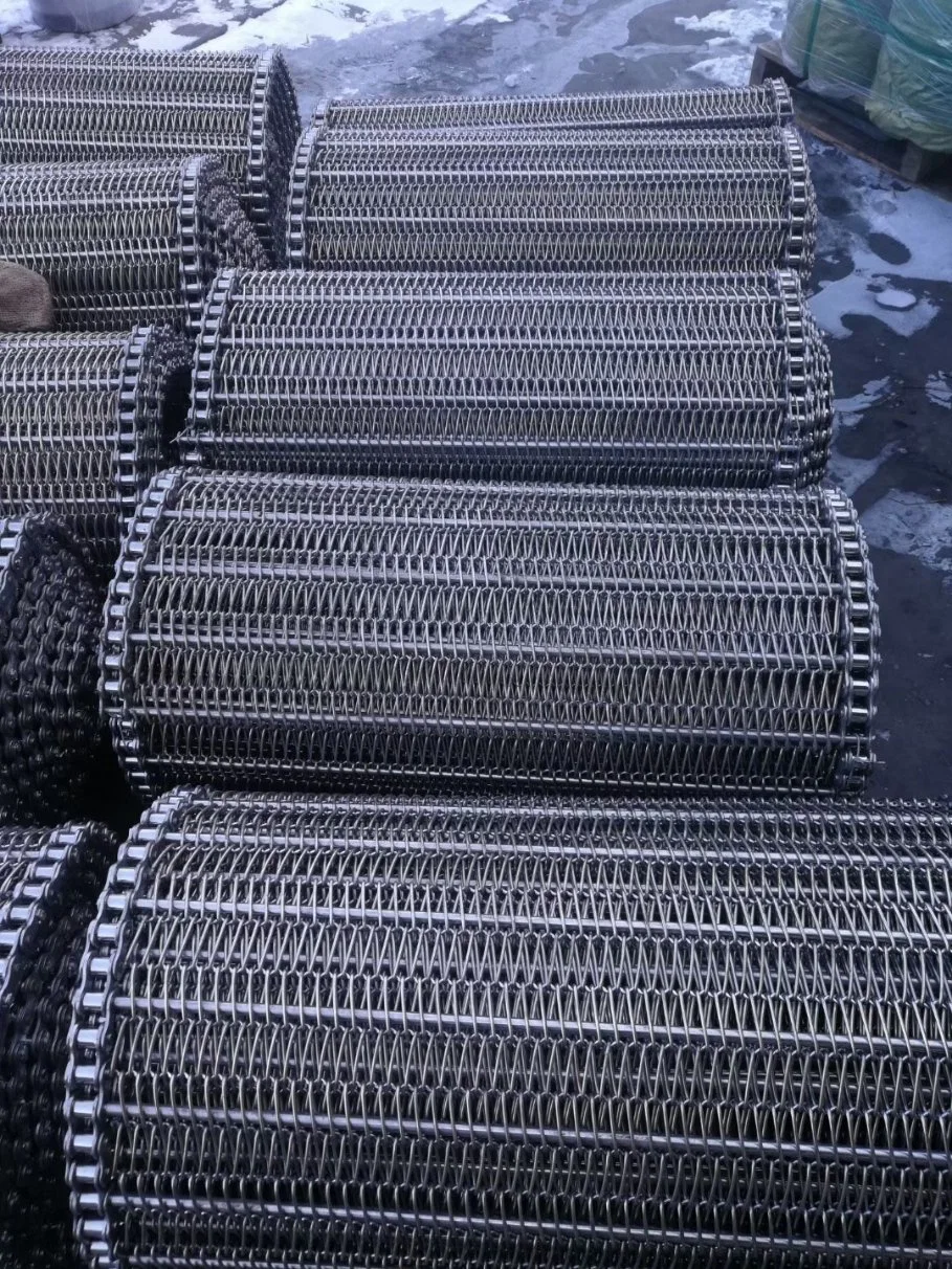 Stainless Steel Conveyor Metal Belt for Roasting Food Stuff