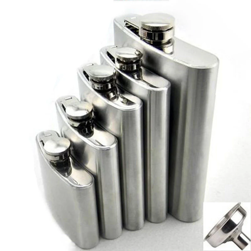 6oz Wholesale/Supplier Custom Logo Leak Proof Mini Wine Travel Beer Flask Stainless Steel Hip Flask Liquar Flask