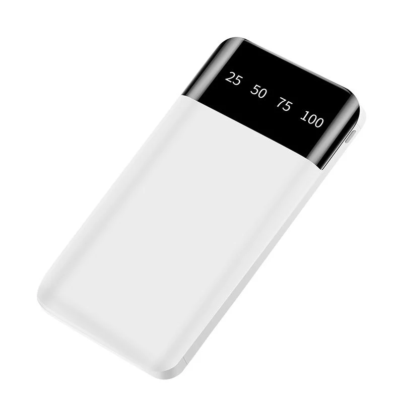 Large Capacity 10000mAh Power Bank Model with Input 5V 2A and Dual Output 5V 2.1A Portable Power Station Lithium Battery