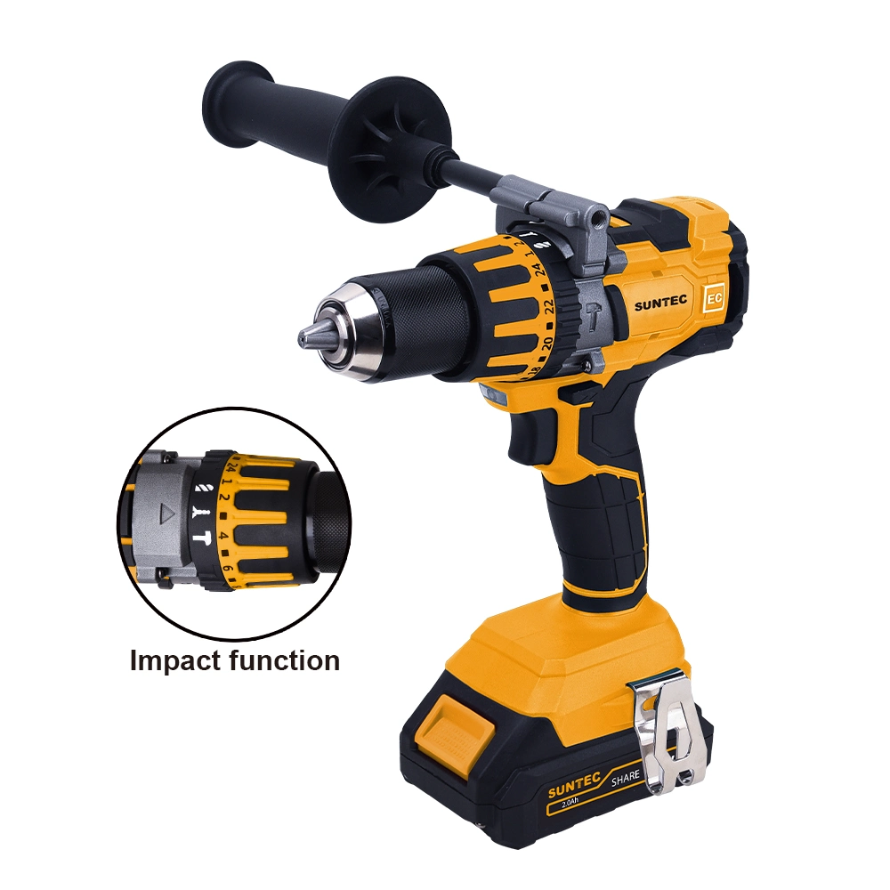 Electric Power Tools Combo Kit Liangye 20V Rechargeable Battery Operated Cordless Impact Wrench and Screwdriver