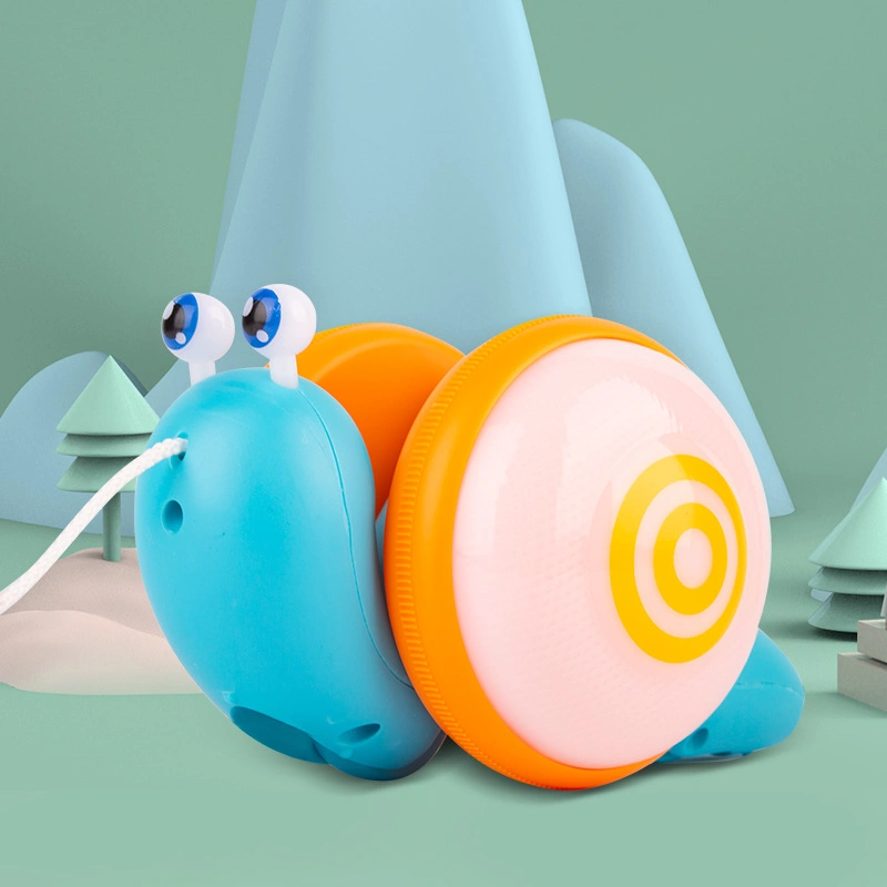 Adorable – poussette éducative à motif escargot – jouets pour bébés et tout-petits avec musique Et son