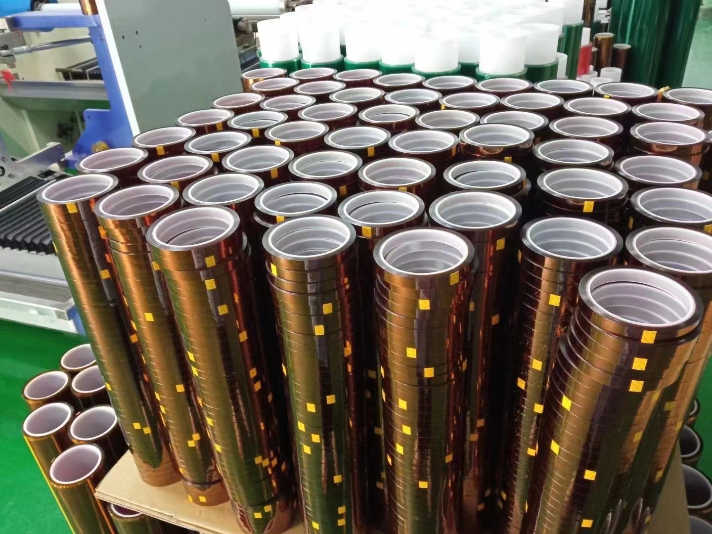 Mikroelektronik 0,045mm * 33m einseitig Klebeband Batterie hitzebeständiges Polyimid Band