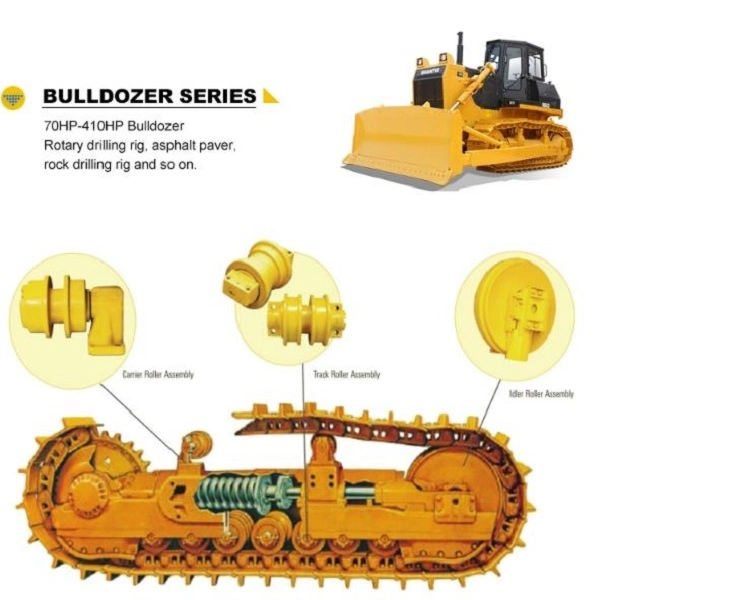 Excavator Parts Bulldozers Parts Track Shoe Assembly Track Roller Carrier Roller Spare Parts