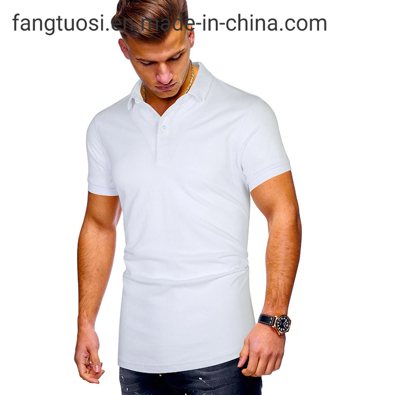 High Quality Custom Logo Print Embroidery Plus Size Polyester Solid Color Short Sleeve Men&prime; S Sport Golf Polo T Shirt