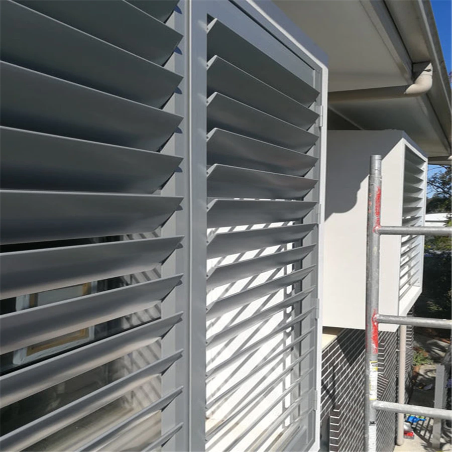 Prima Modern Outdoor Louver Metal Window