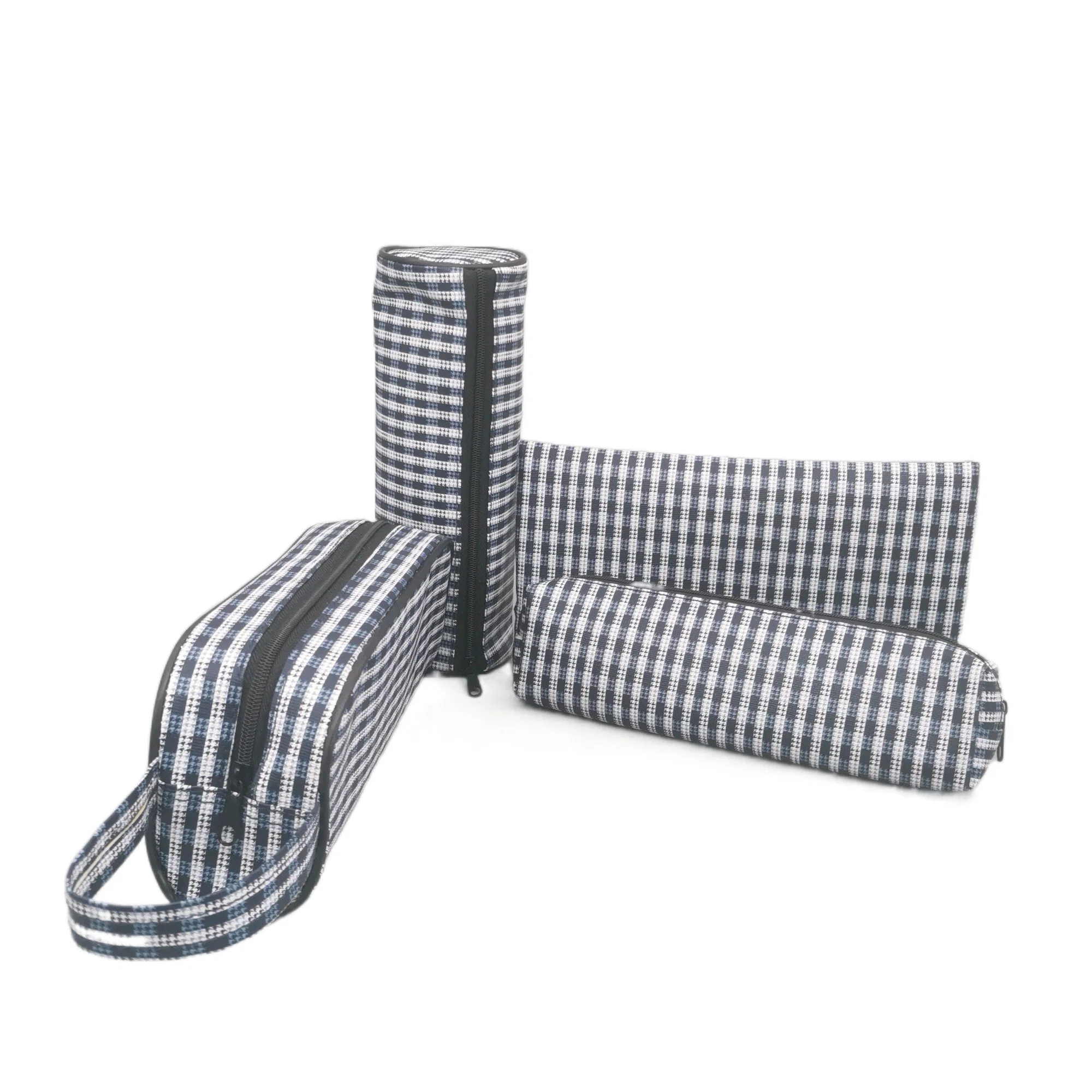 Houndstooth New Style PVC Pencil Bag Pencil Case for Teenagers