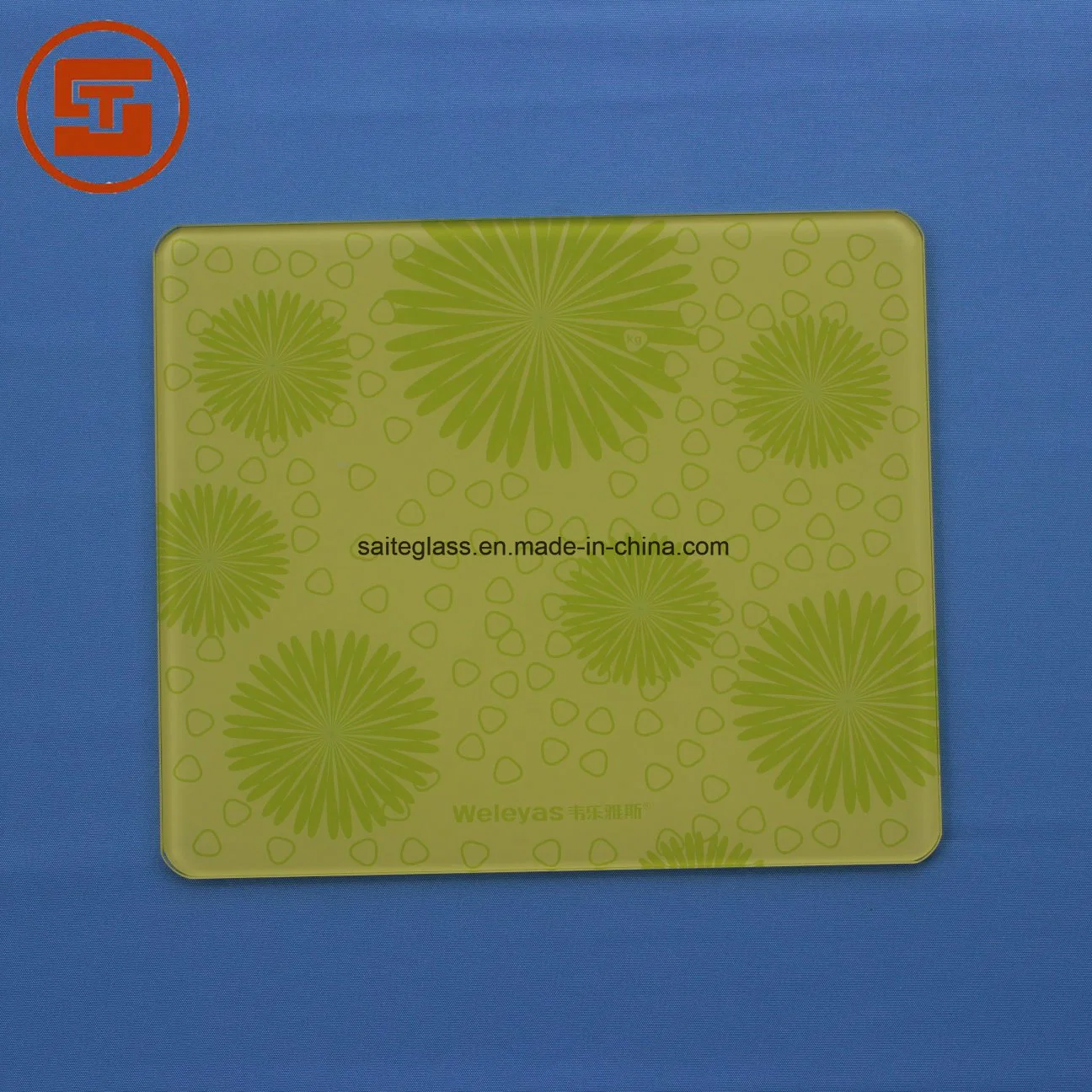 OEM Bathroom Electronic Body Fat Weighing Scale Silk Printing Tempered Glass Panel