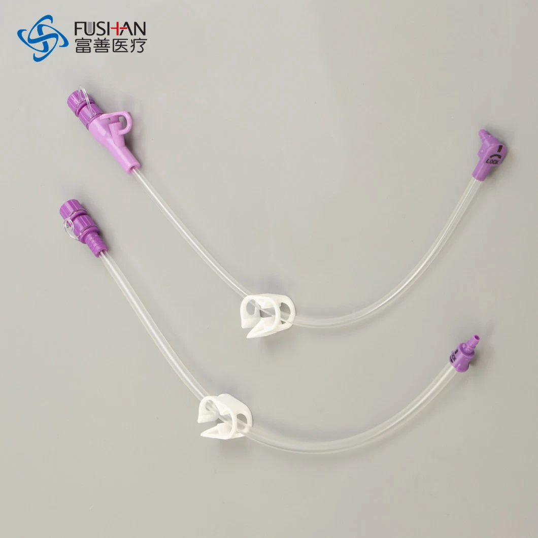 Mini Button Kit with Gastrostomy Tube Fushan Medical Hospital Used CE ISO13485 with Eo Sterile