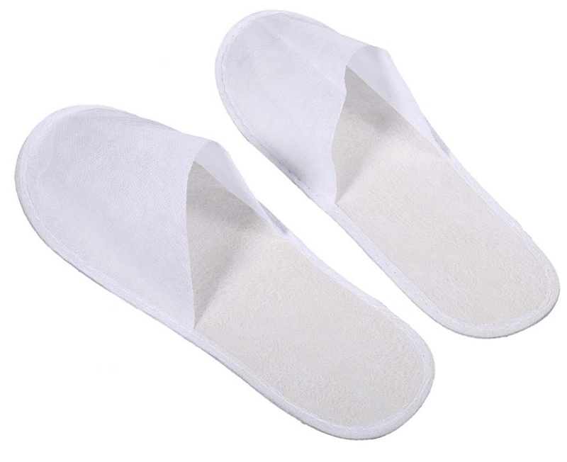 SPA Massage Non Woven Disposable Slippers with Open Toe Design