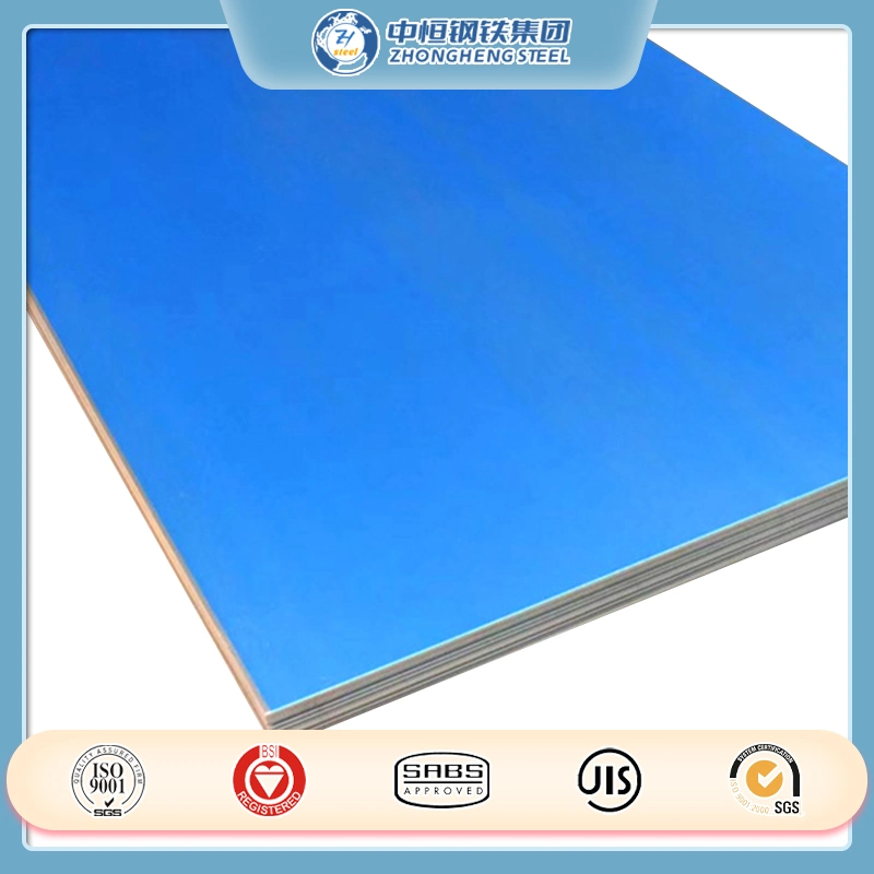 Sea Blue Color Steel Plate, Color Coated Plate, Color Coated Rolled Corrugated Plate, Color Steel Tile