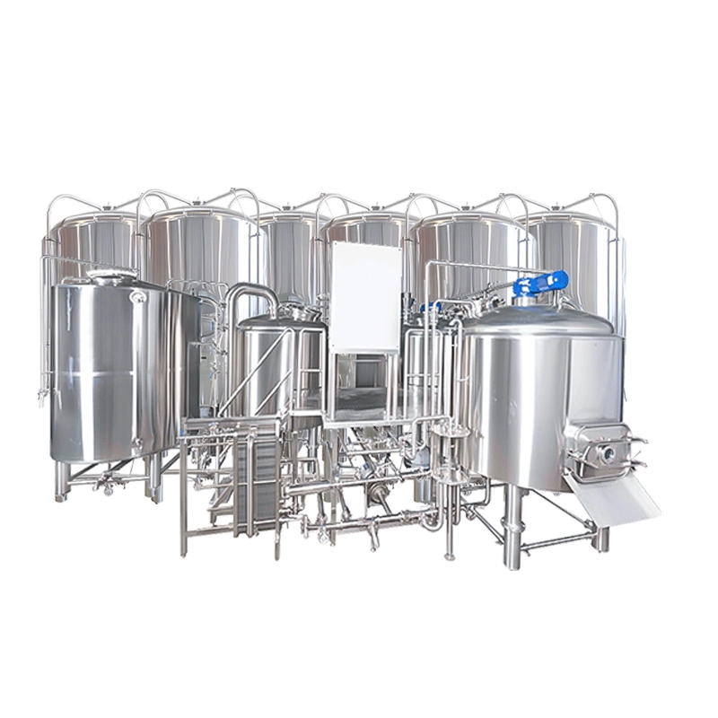 4500L 45hl sistema de cerveja soldado de aço inoxidável com controlo automático