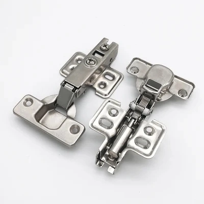 Accessoires de meubles Quincaillerie en acier Charnières hydrauliques dissimulées pour portes d'armoires de cuisine en métal avec fermeture douce et amortissement