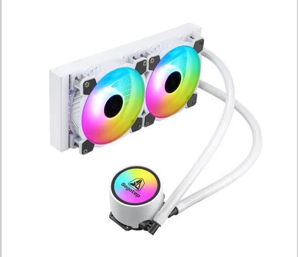 Laos-Vietnam-Myanmar-with The Fully Programmable Display Water Pump White CPU Liquid Water Cooler