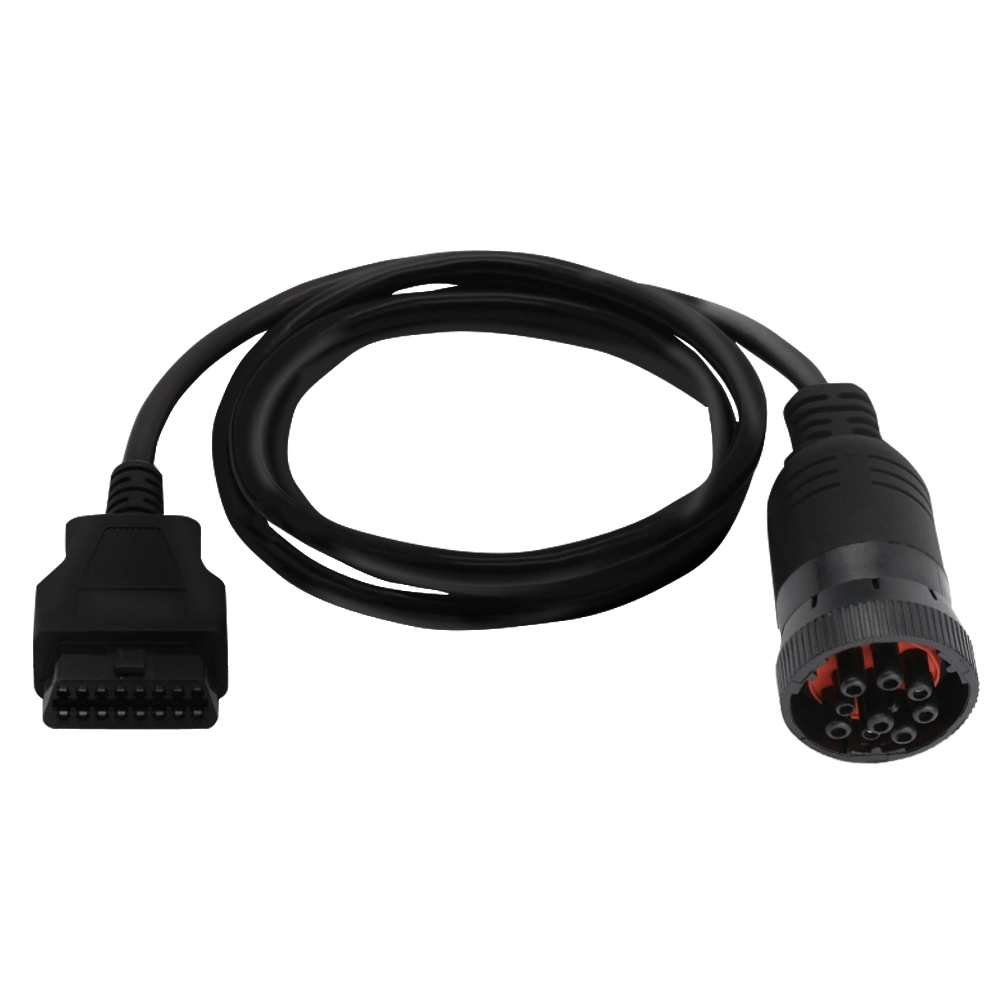 Cable negro OBD2 OBDII 16pin J1939 ELD de fábrica