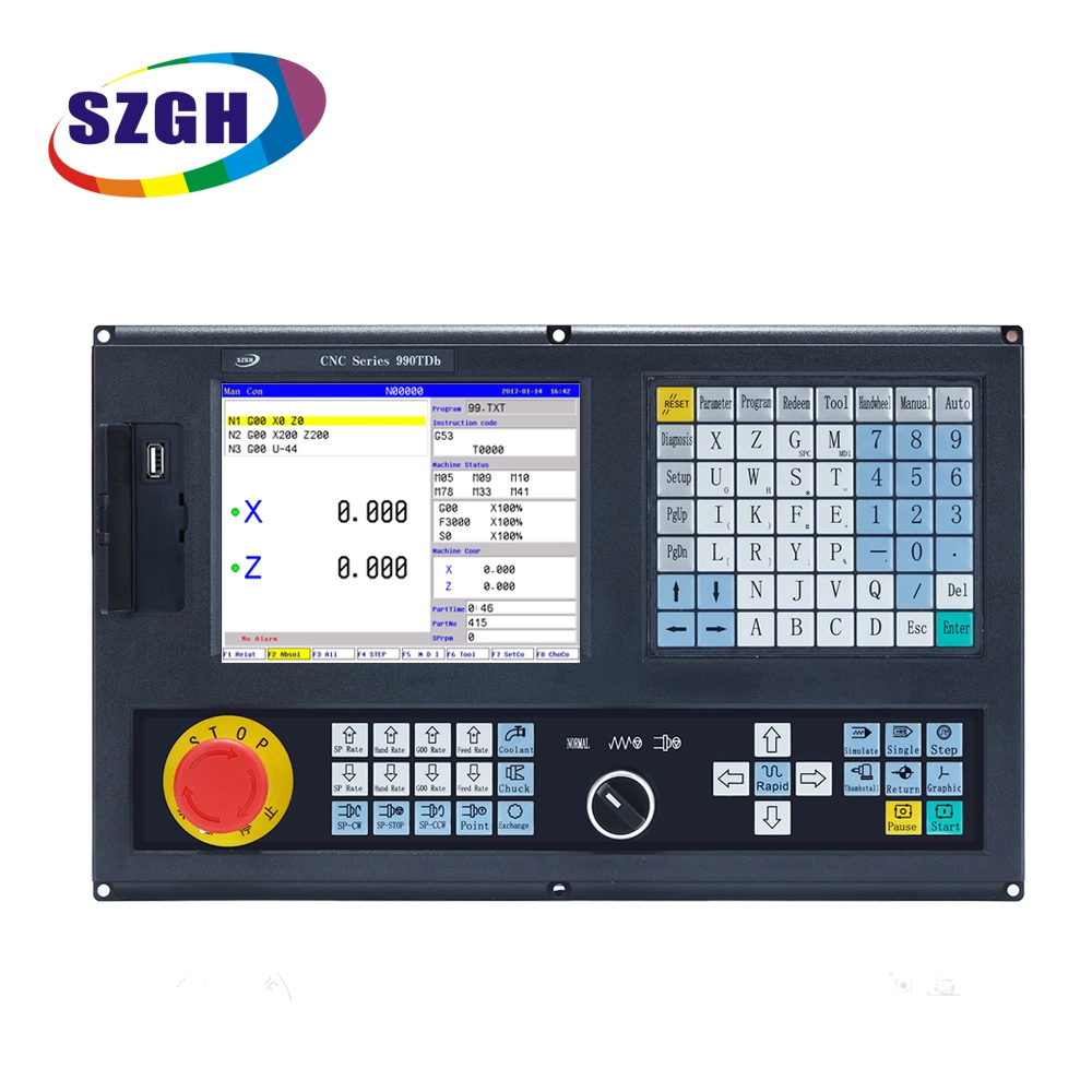 El modelo 990tdb-2ejes CNC similares Controller controlador Fanuc CNC. de altitud, el control de Servos unir