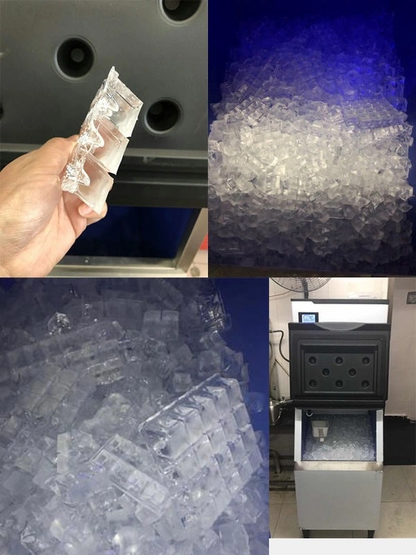 Commercial1000kg/24hrs Máquinas de hielo de bloque refrigerador de aire División automática 3 Máquina de hielo Phases Cube