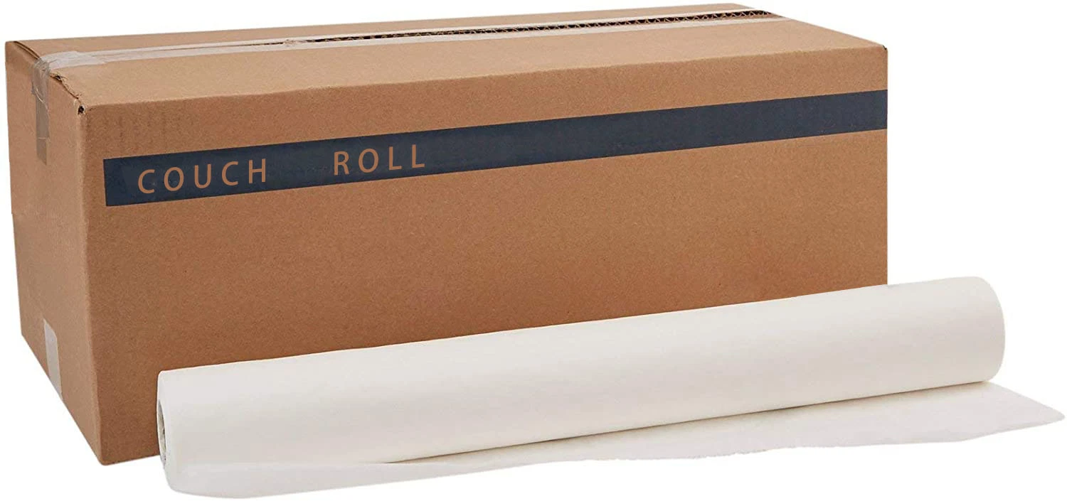 Disposable Hospital Table Tissue Bed Cover Roll Smooth Paper Medical Couch Rolls for Examination