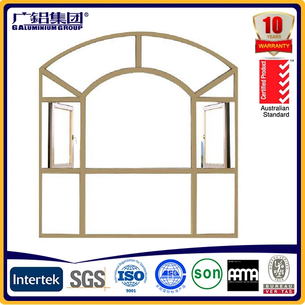 Aluminium Curved Arc Shaped Window