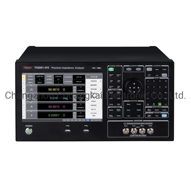 Tonghui Th2851-015 with 10Hz--15MHz 10.1-Inch Capacitive Touch Screen Impedance Analyzer