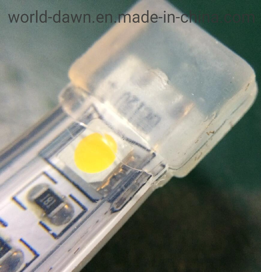 Gel de sílice submarino LED SMD impermeables de extrusión de protección IP68 de la cuerda de neón de la luz de la tira de cinta cinta flexible