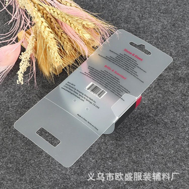 2023 Luxury Custom Garment Printing Jeans Paper Clear Clothing Merchandise PVC Plastic Hang Tag Plastic Tags