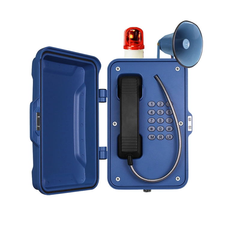 Boardcasting Loudspeaker Outdoor Industrial Vandal Resistant Telephone for Tunnel