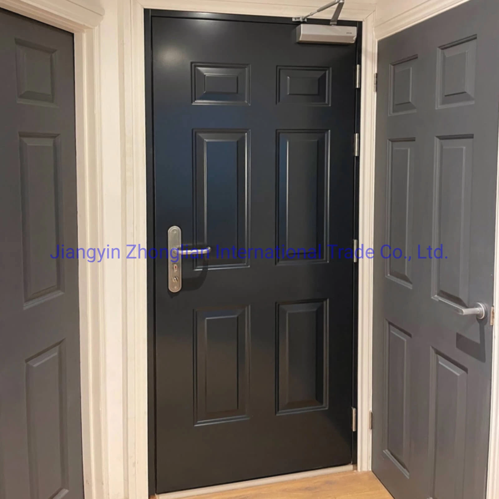 Factory Wholesale Entry Exterior Steel Metal Security Entry Door Fire Door for Home