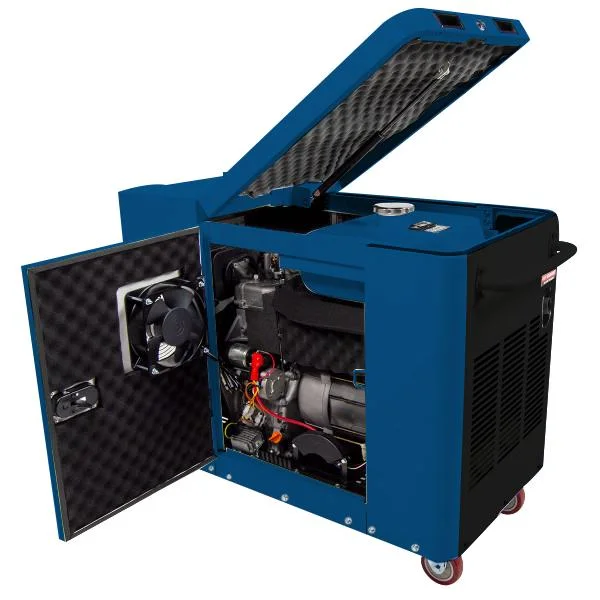 Single/Three Phase 11kw Supper Silent Diesel Generator Set Electric Start 36ah Battery Soundproof Diesel Power Generator (DG11000)