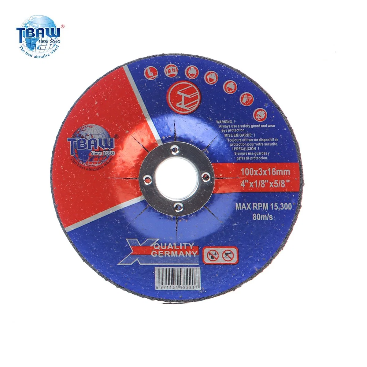 Original Factory Type 27 125mm Thickness 3mm 6mm Metal Abrasive Grinding Wheel