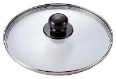 Cookware Stainless Steel Tempered Glass Pan Lid, Pasta Pot Lid, Glass Cover with Bakelite Knob or Handle