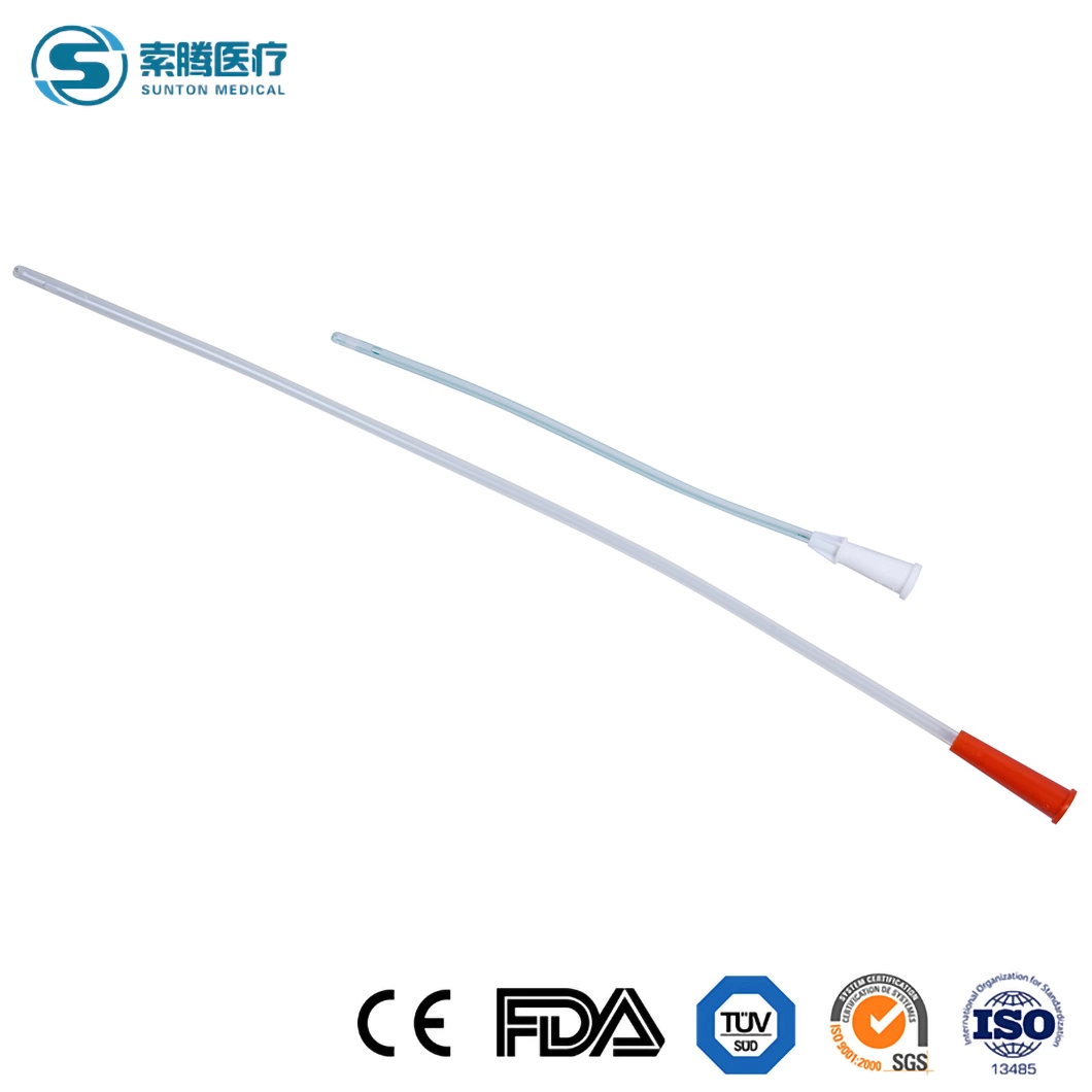 Suoton-freie Probe PVC-Absaug-Schleim-Katheter China Medical Supplies Absaugkatheter Herstellung Großhandel Kundenspezifischer Einweg-Absaugkatheter