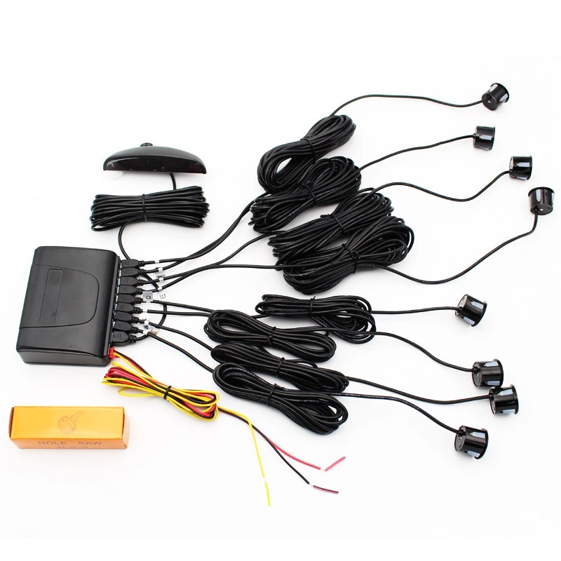 Universal Car Parking Sensor for Reversing and Braking System 4 Front and 4 Rear Parking Sensor