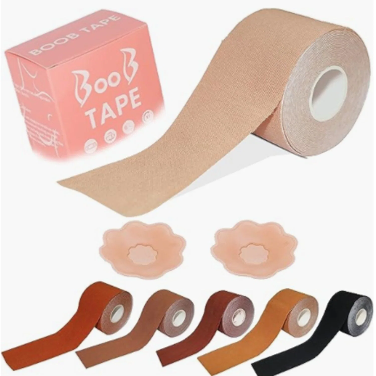 Boob Tape for Large Breasts, Self-Adhesive Strapless Boobtapes