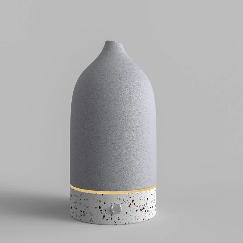 New Launch Terrazzo Base Ceramic Essential Oil Diffuser Ultrasonic Scent Diffuser