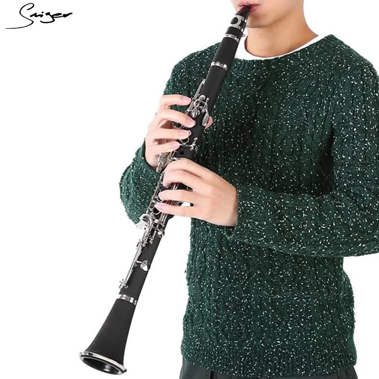 2021 New 17 Keys Bb Clarinet B Tone Bakelite Clarinet for Student Beginner