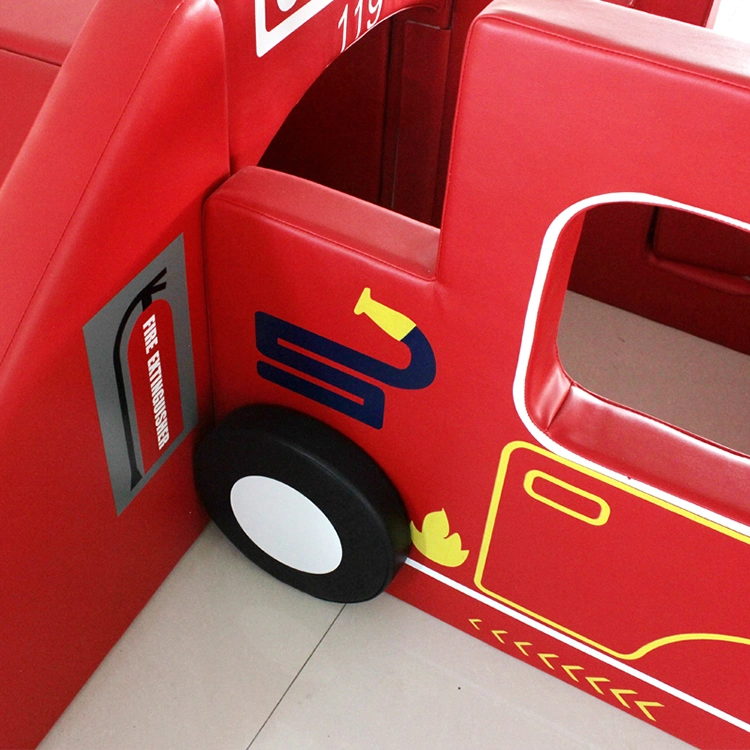 Fire Engine Soft Play Toddler Foam Climbing Toy