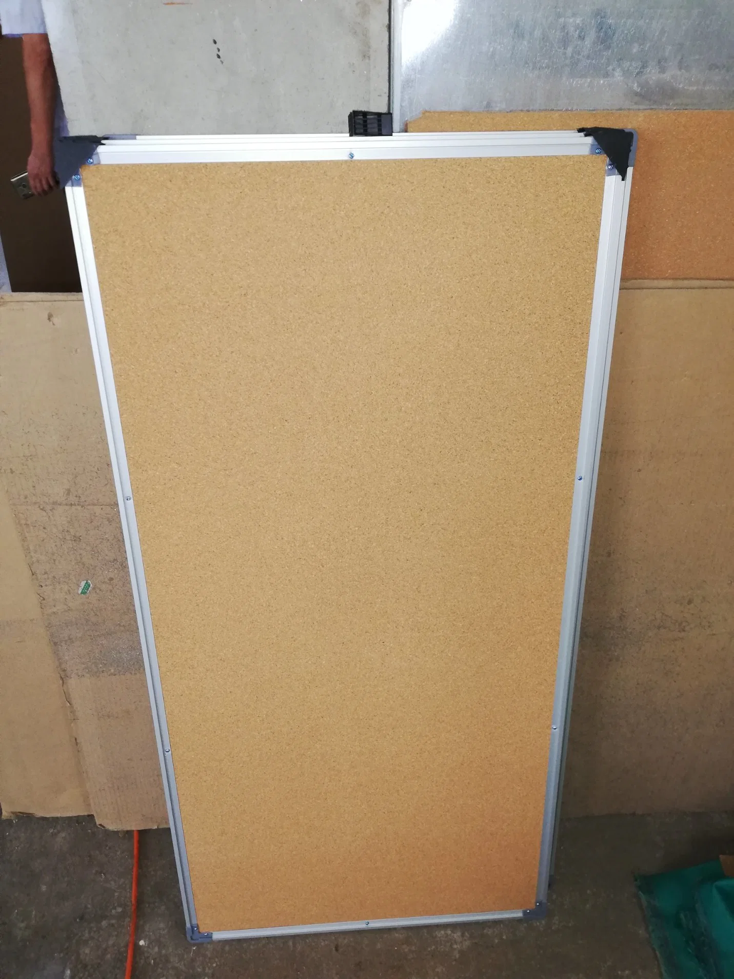 Aluminum Frame Fabric Cloth Board Cork and Felt Pin Board