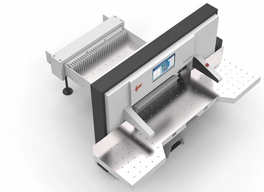 Máquina de corte de papel controlada hidráulica programable automática Guillotina profesional Industrial Cortador
