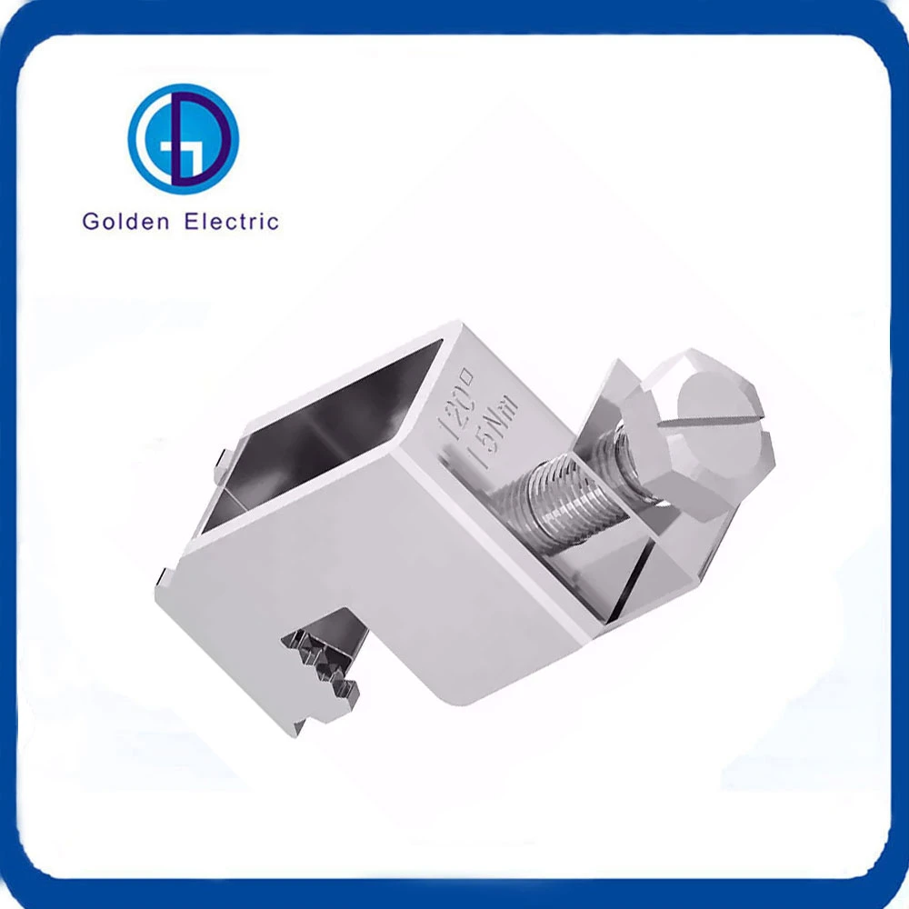 250A 16-120mm2 Cable Connection Clip Stainless Steel Busbar System Wire Clamp Opening Dimension 17X15mm Cable Clip