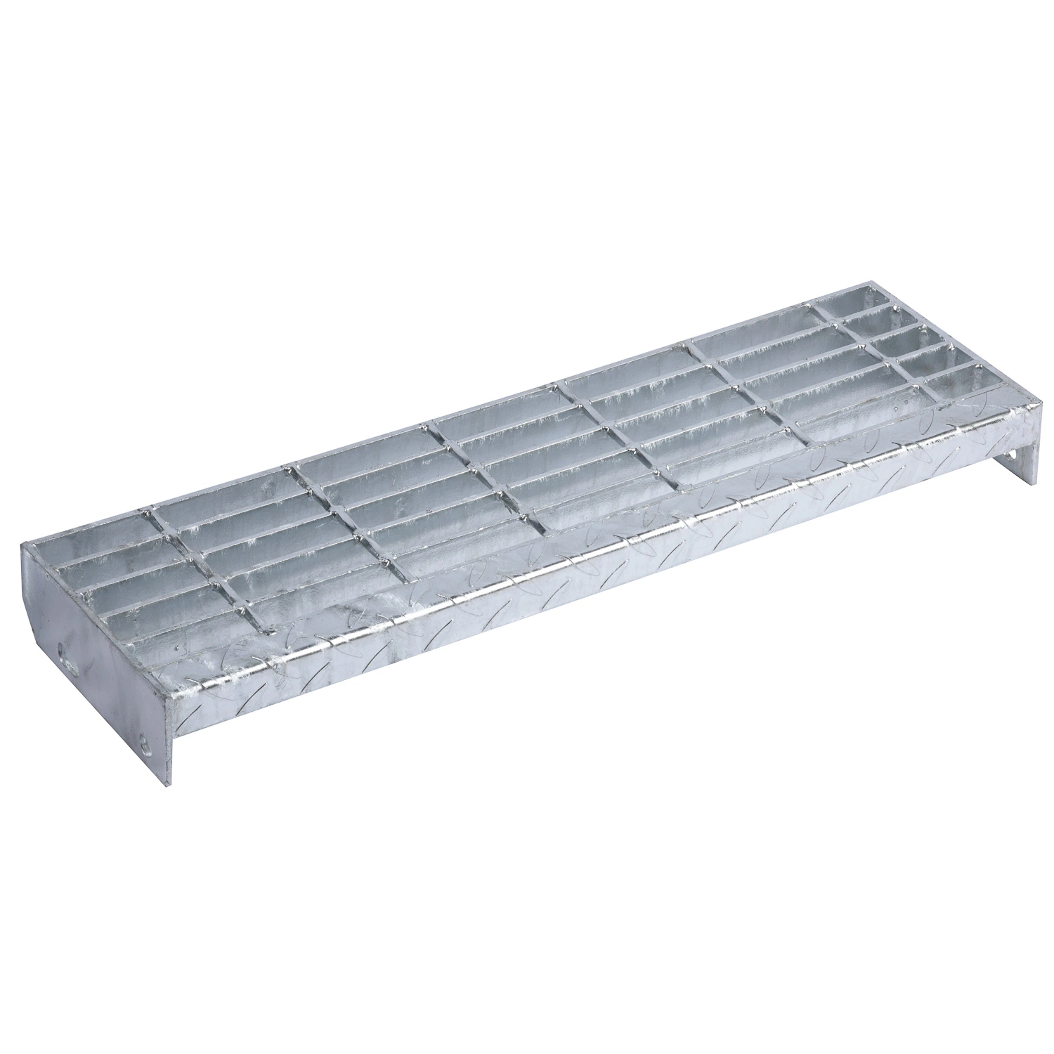 Hot Dipped Galvanized Outdoor Steel Grating Stair Step Treads Walkway