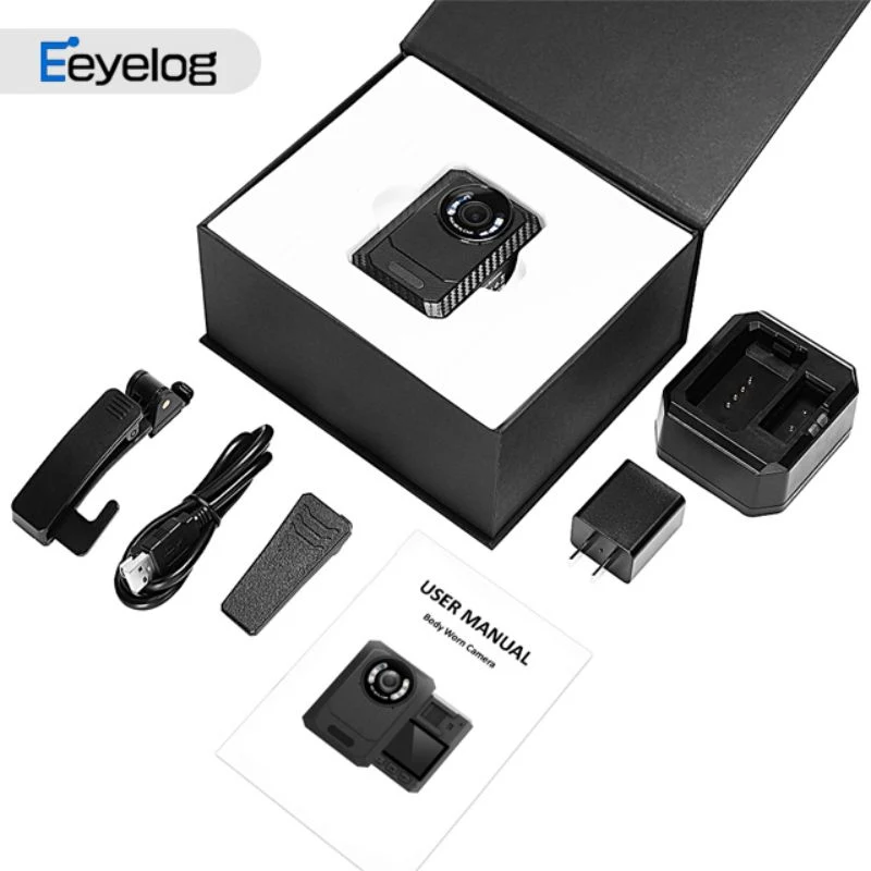 Eeyelog WiFi GPS 4G Body Camera X6a with IR Night Vision and IP66-IP68 Waterproof