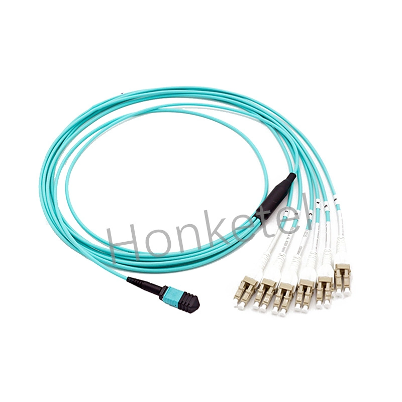 Connecteur MPO LC/SC/FC/St cordon de raccordement câble Harnessfanout monomode Fibre optique Cordon de raccordement MPO