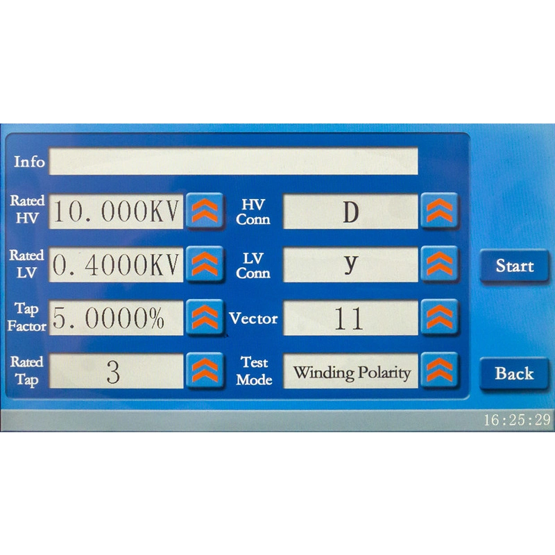 Automantic Three Phase Transformer Turns Ratio Tester Digital TTR Transformer Ratio Tester