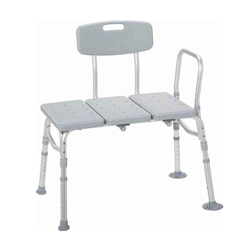 Muebles fábrica Diseño fácil movilidad Extra grande ancianos Ducha plegable Asiento taburete médico Baño Baño silla de banco de transferencia ajustable