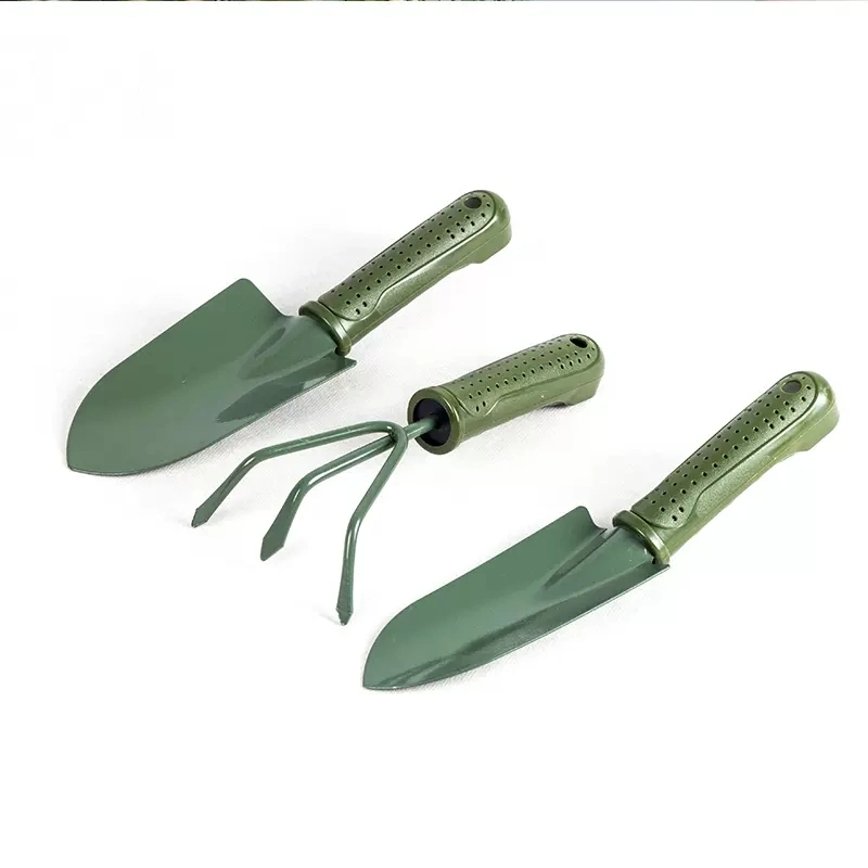3 in 1 Gardening Tools Set Hand Planting Mini Plastic Handle Shovel Spade Gardening Tools for Kids