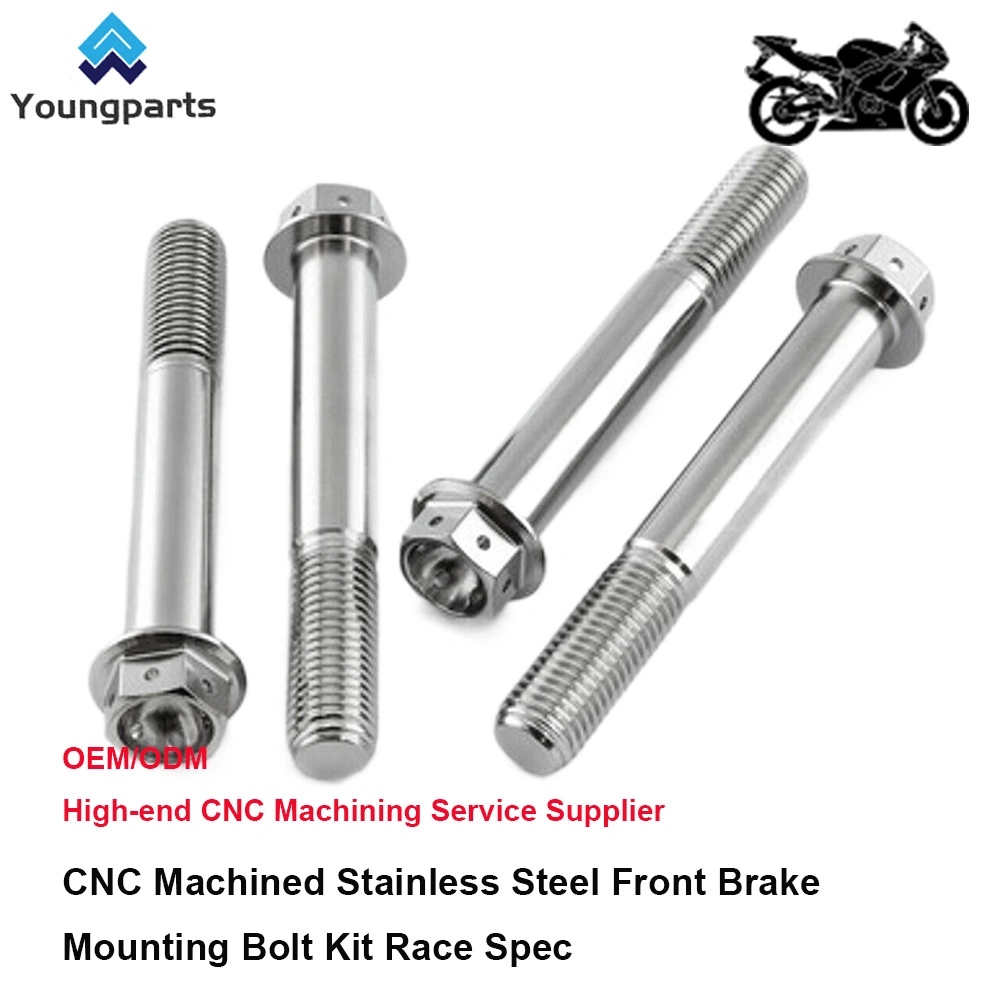 Upgrade Your Motorcycle's Brake System with CNC Turned Stainless Steel Bolts