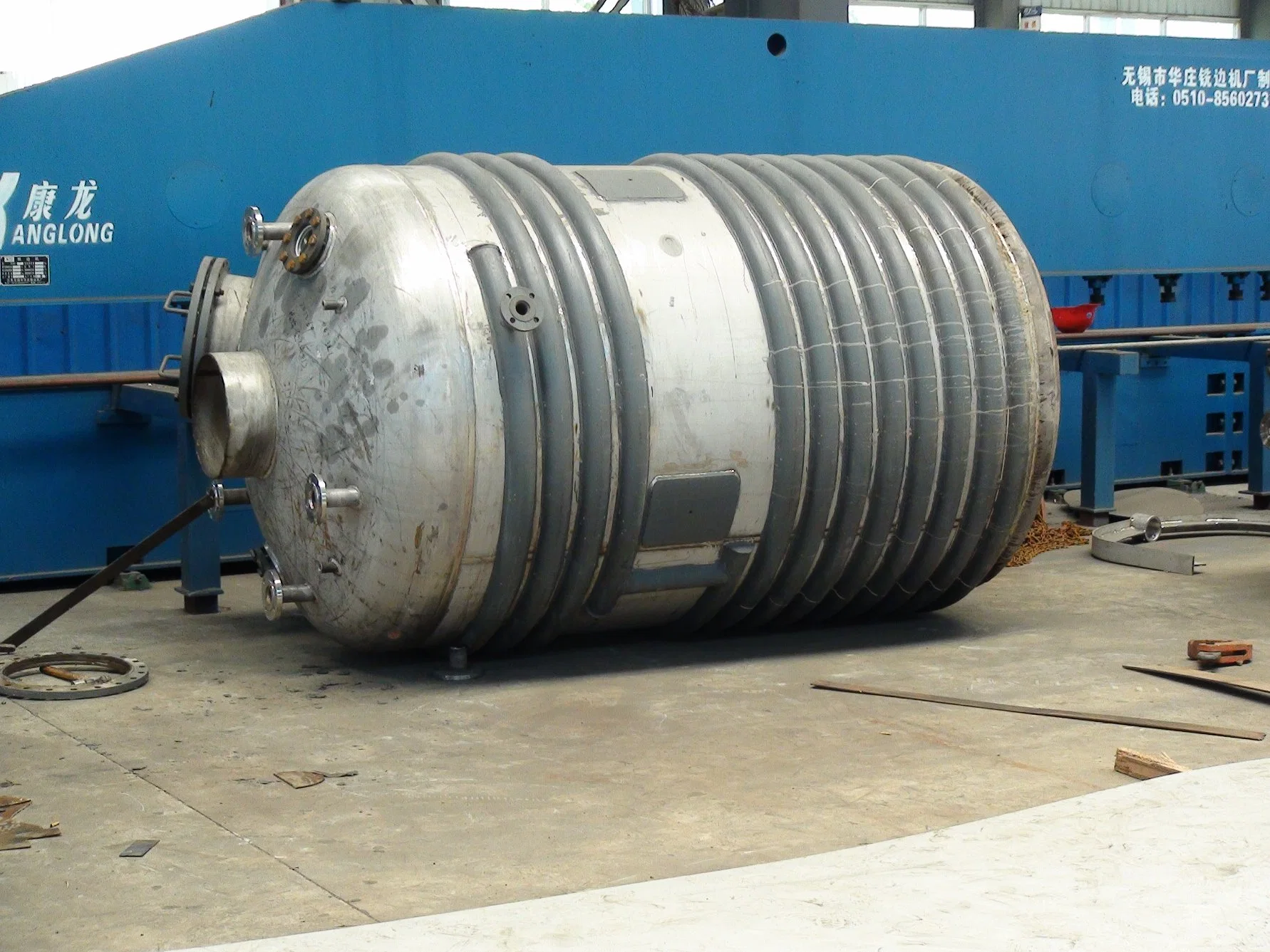 Outer Disc Tube Reactor Stainless Steel Petrochemical and Liquor Industry Pressure Vessel