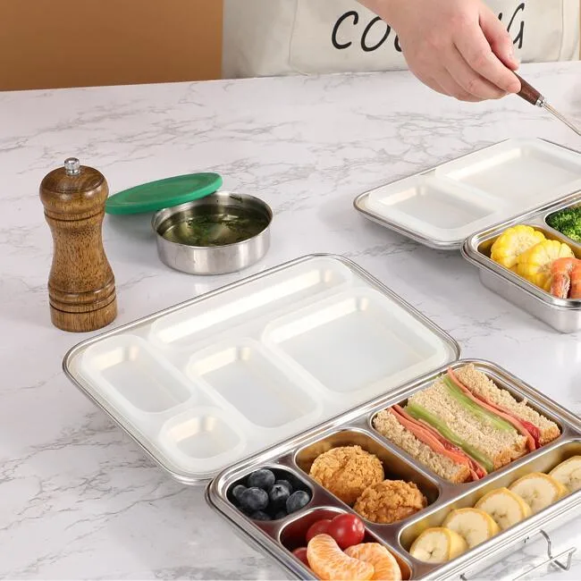 أوهيا صندوق الغذاء العالي السعة صندوق بينتو للغذاء الأطفال مانع للتسرب صندوق غداء Sublimation صندوق غداء مربع وضع صندوق غداء يابانى