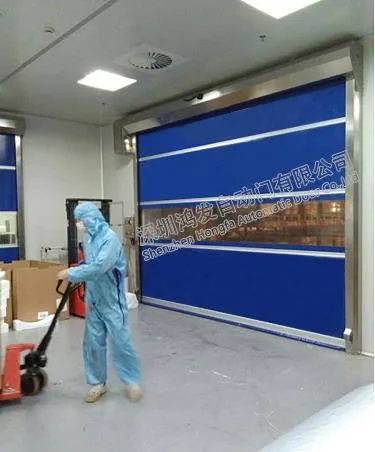 Industrial Electric PVC High Speed Roll up Door Automatic PVC Fast Speed Rolling Door