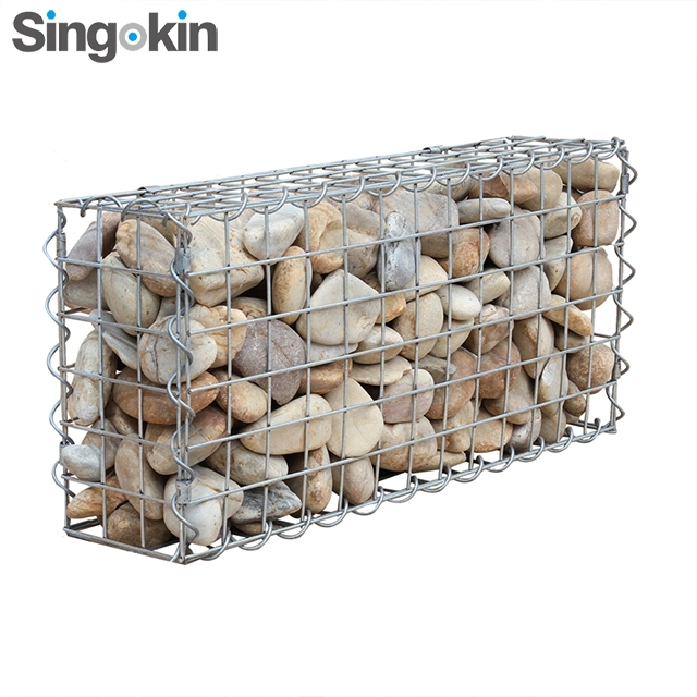 50X200mm Welded Galvanized Gabion Box with Various Sizes Stone Cage